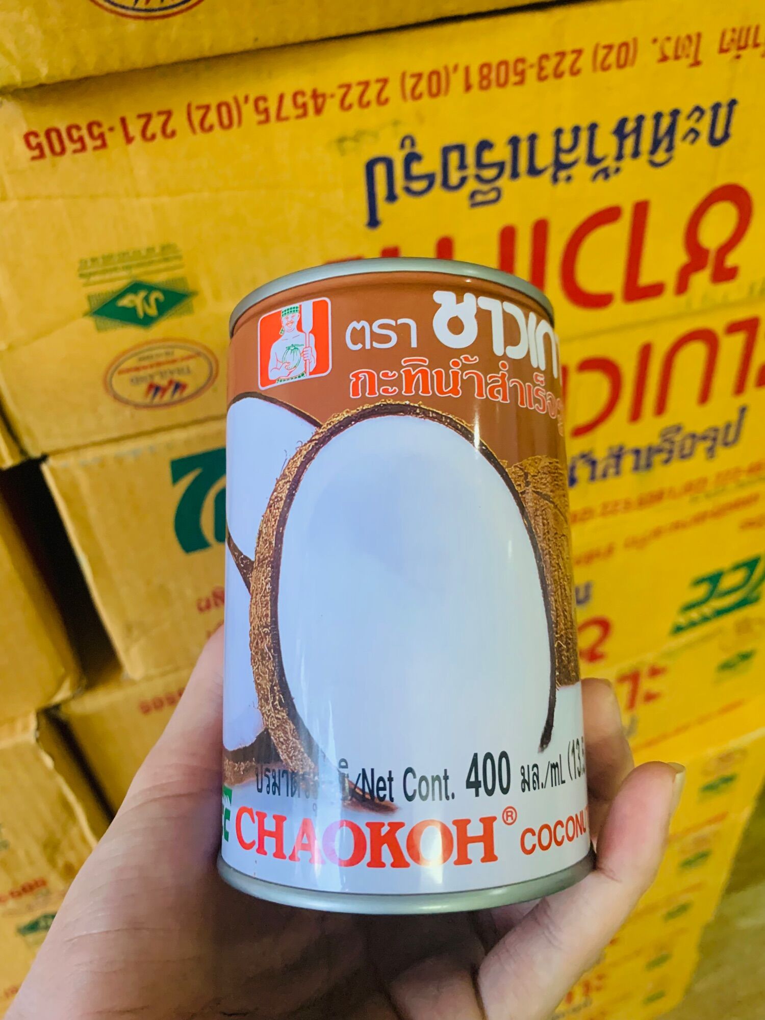 Nước cốt dừa Lon Chaokoh Thái 400ml
