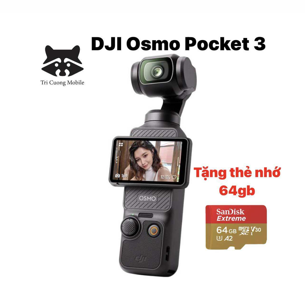 Máy quay chống rung cầm tay DJI Osmo Pocket 3