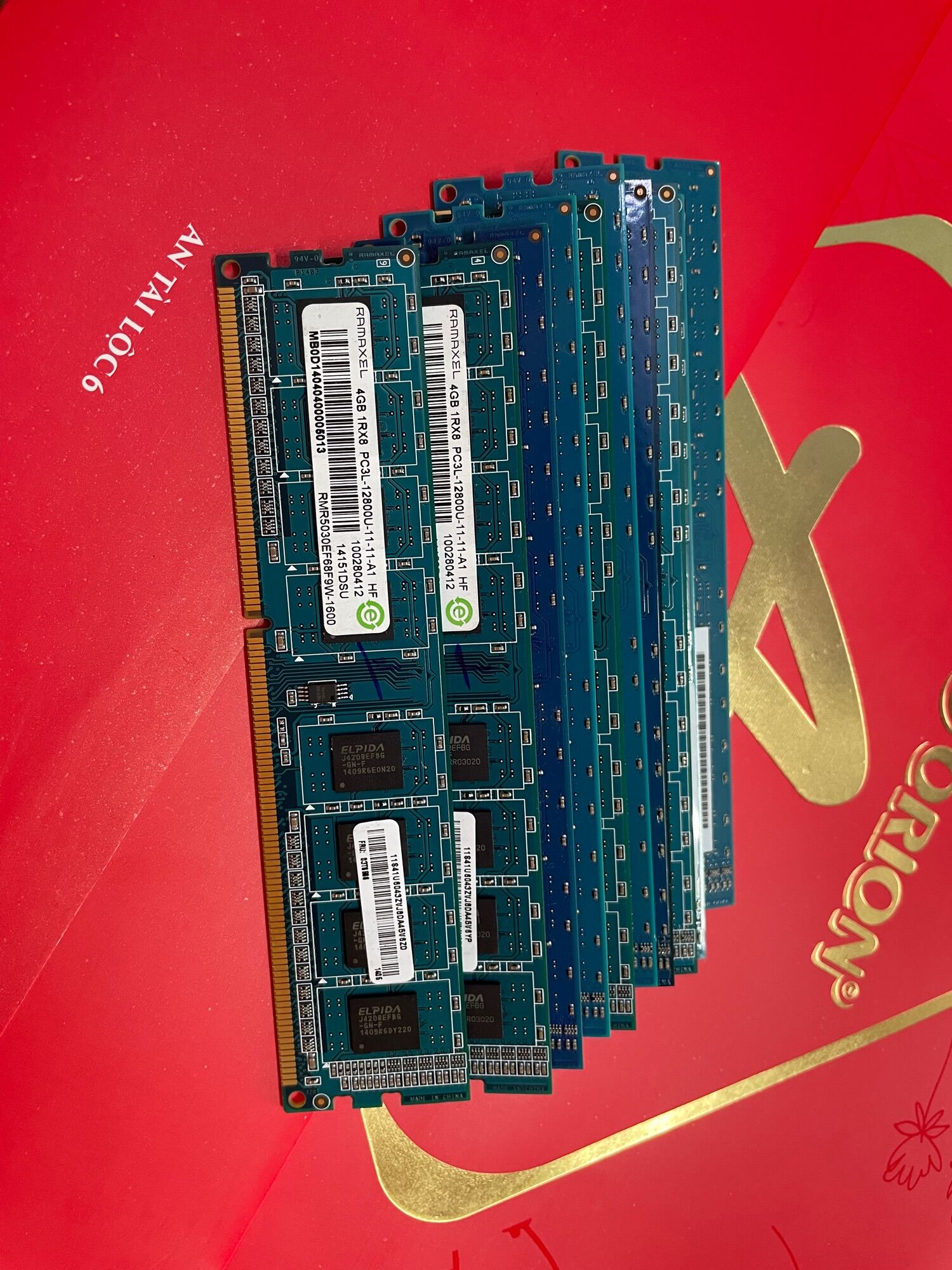 RAM PC RAMAXEL 4G DDR3 1600- 1RX8-PC3L-12800U