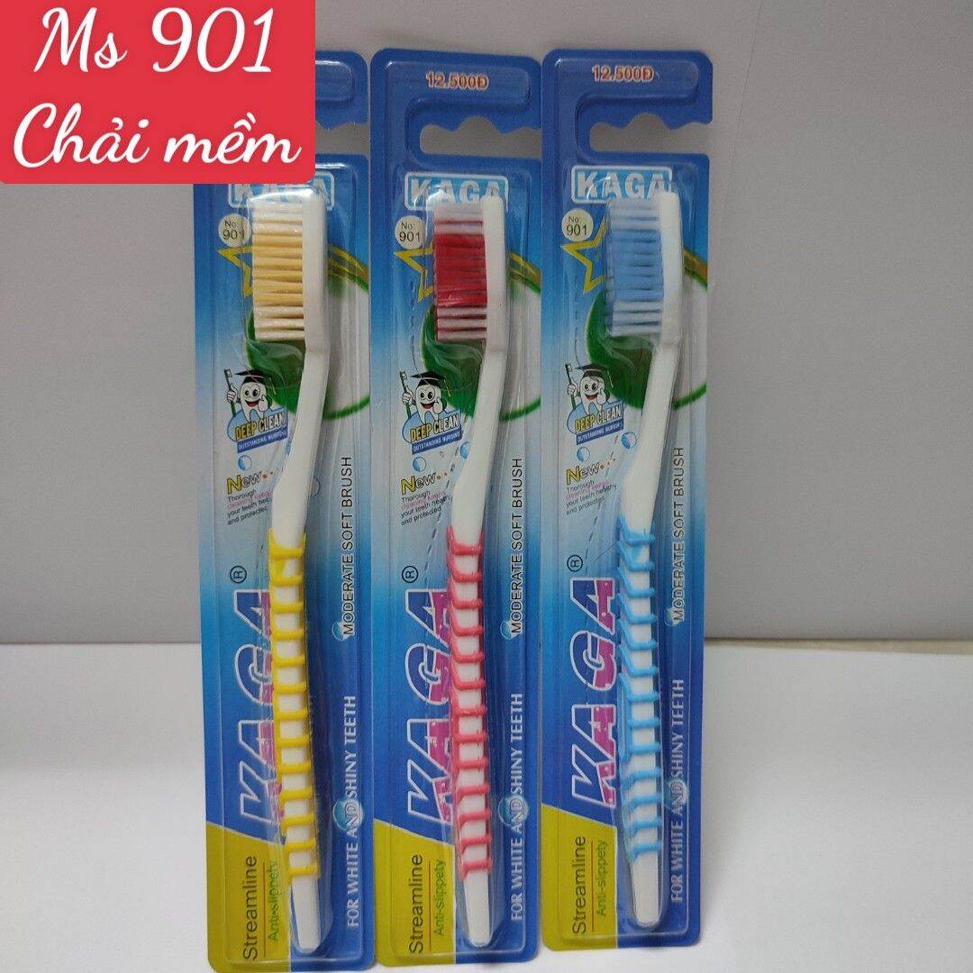 Combo 12 cây bàn chải đánh răng Kaga
