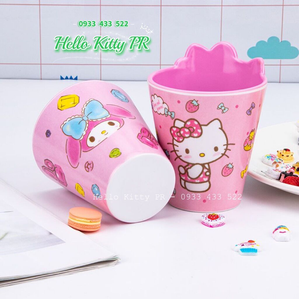 Ly cốc 3D Hello Kitty Doremon Doraemon