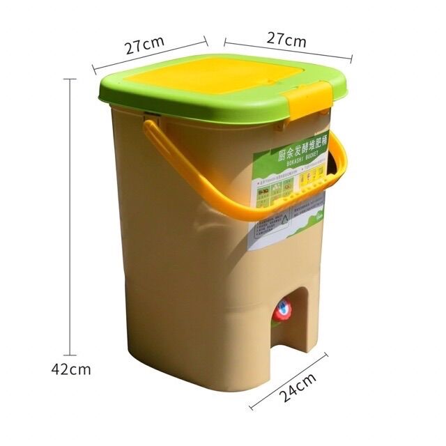 Thùng rác ủ phân hữu cơ Bokashi 21L