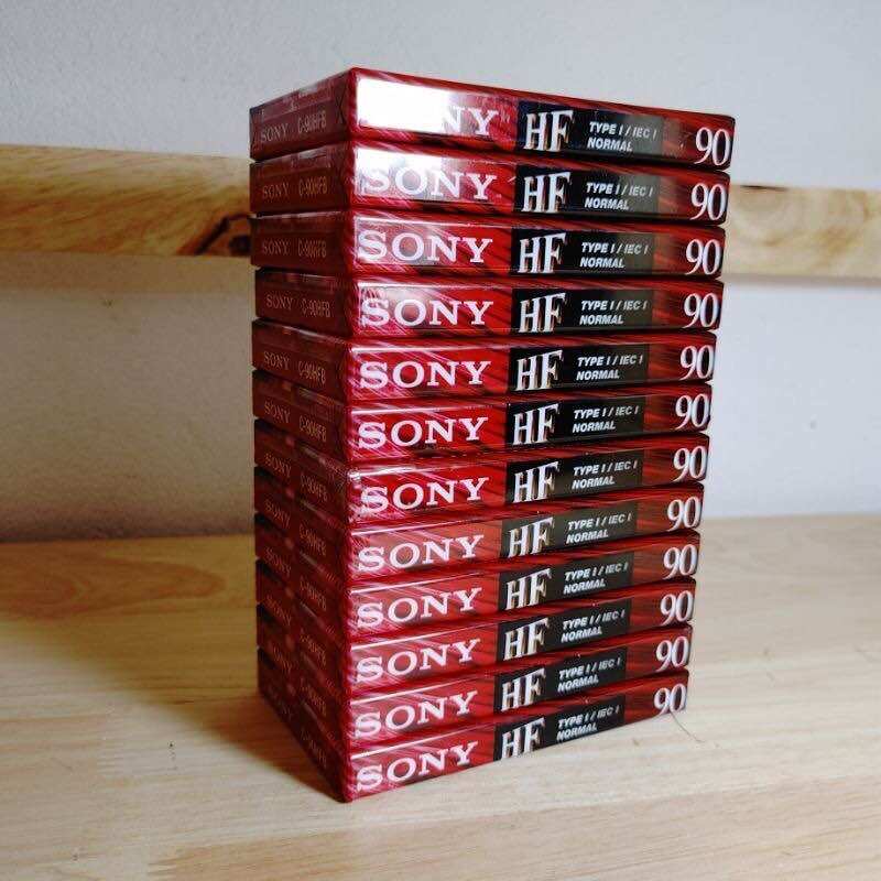 Băng cassette SONY-HF 90,mới 100% nguyên SEAL chưa bung tem