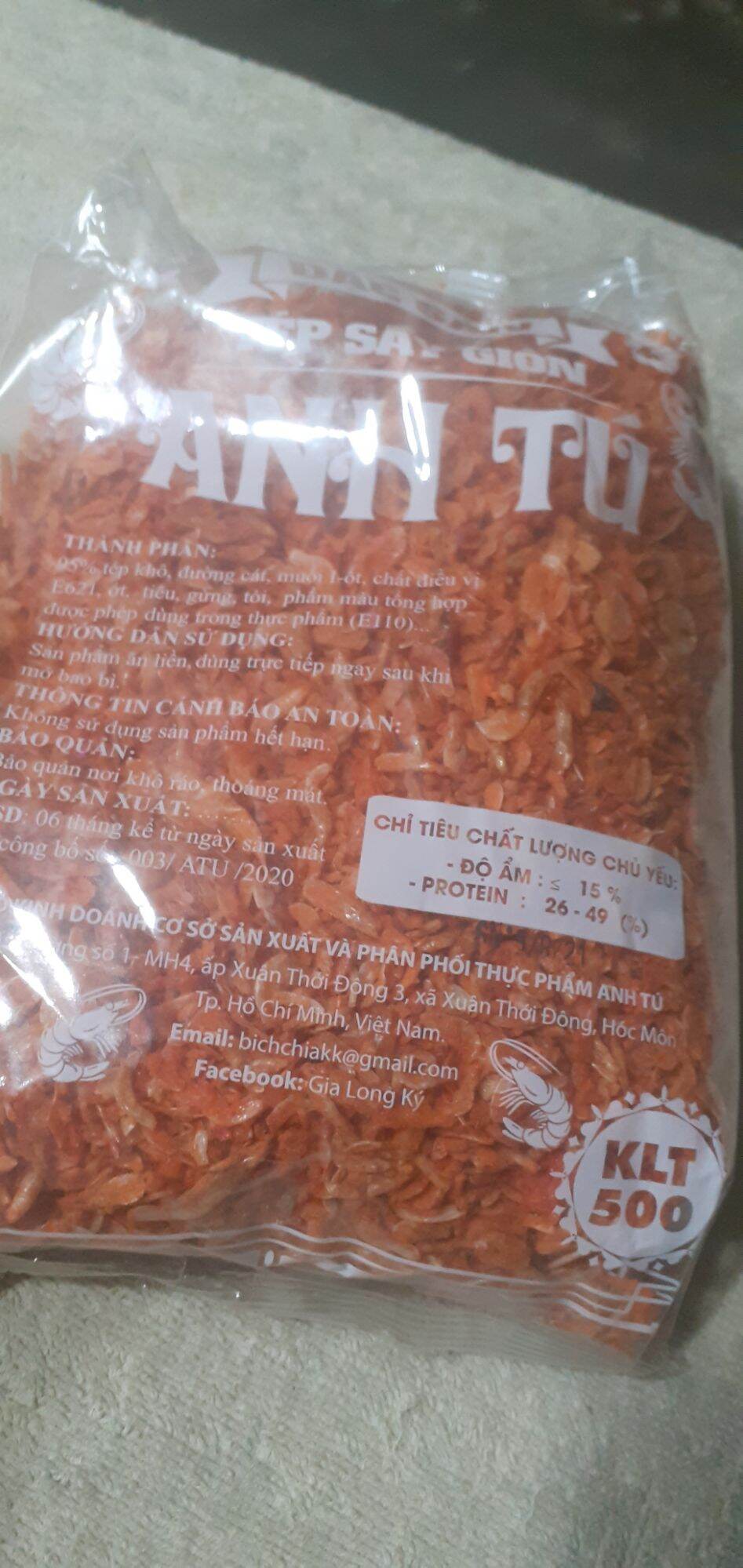 tép sấy anh tú 500g