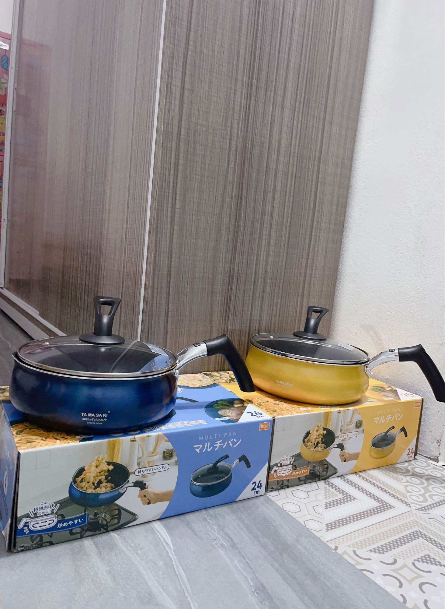 Chảo lẩu 24cm sâu lòng thành cao Nhật Bản Made in Japan