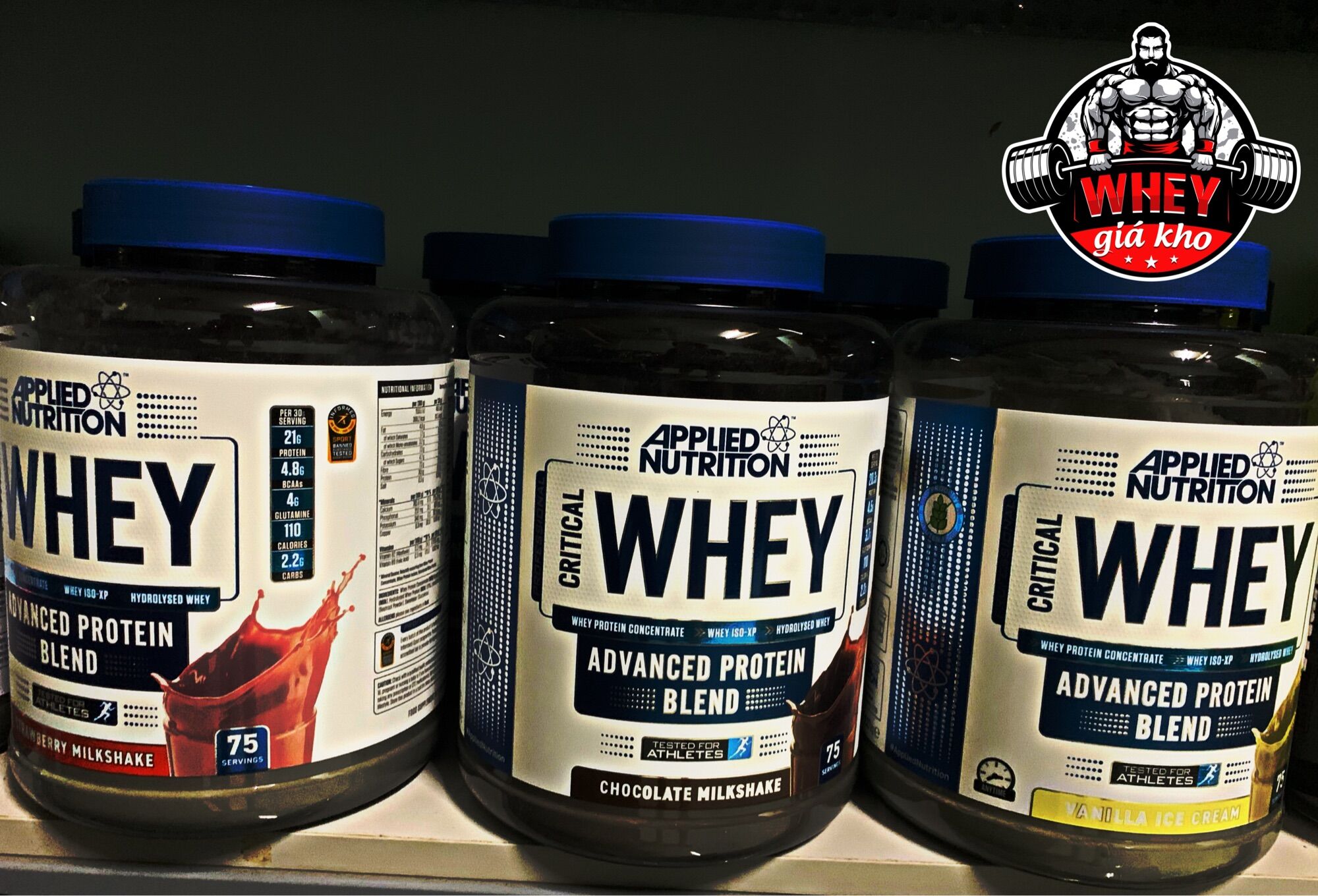 Sữa Tăng Cơ Applied Nutrition Critical Whey (75 lần dùng)