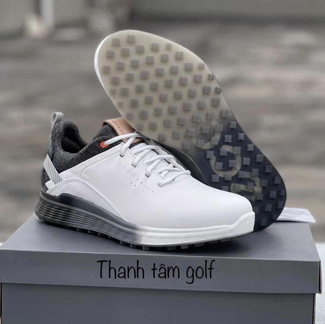Giày golf nam ecco dây buộc chống nước,êm chân