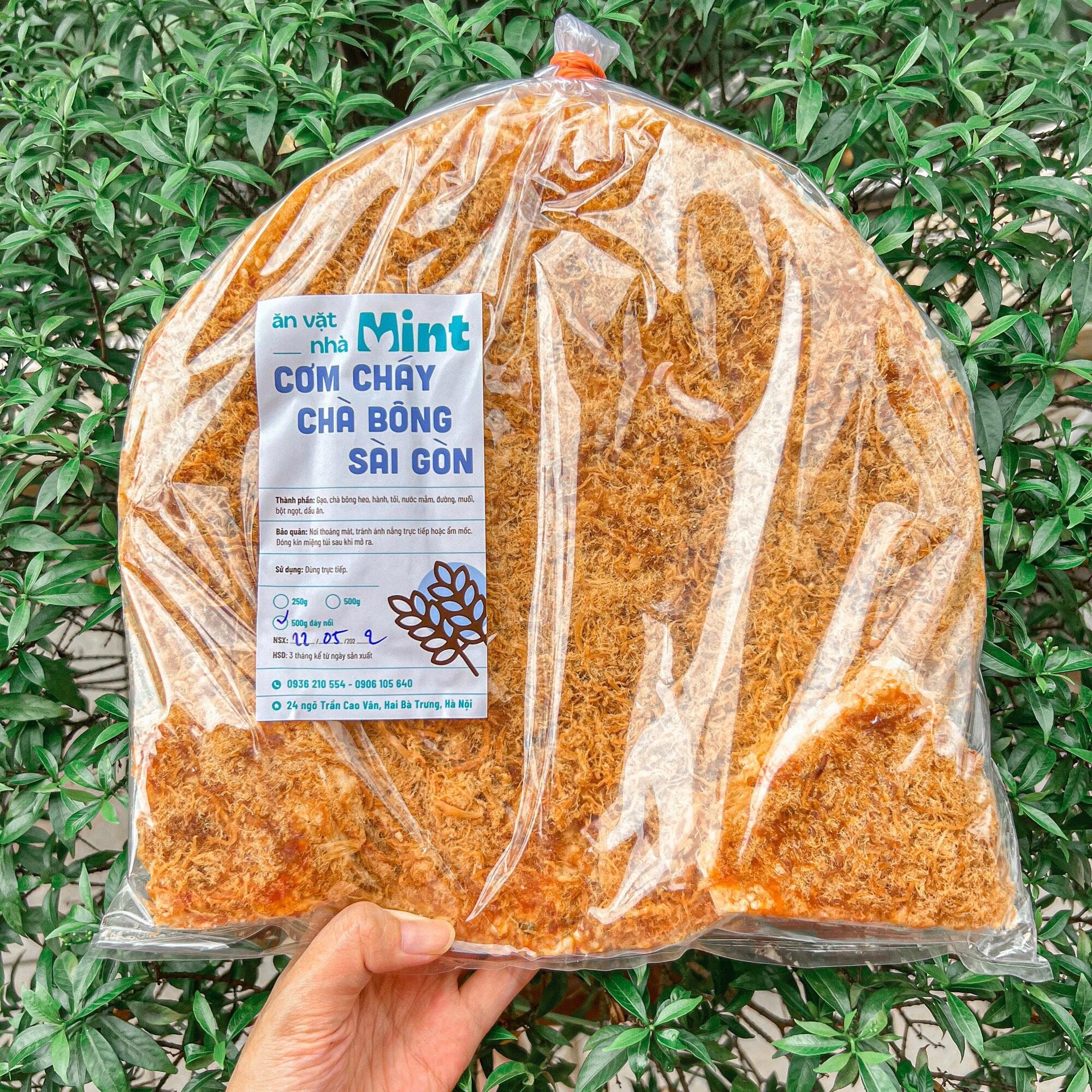 Cơm cháy chà bông siêu sốt ruốc - loại vuông/tròn - cơm giòn xốp/chắc