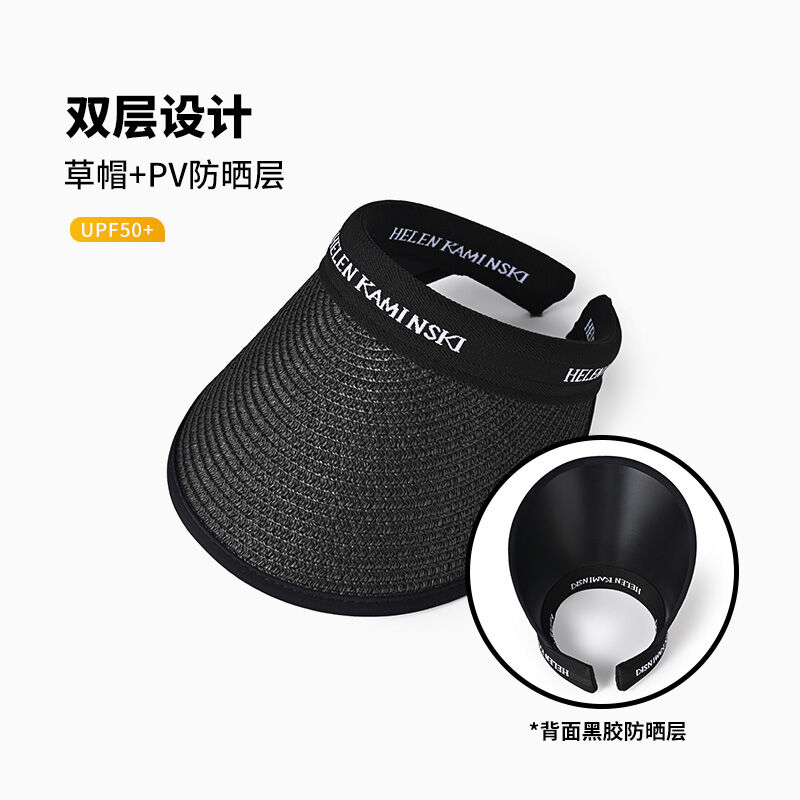 Mũ chống nắng mũ rộng chống tia cực tím mùa hè cho nữ mũ rơm lafite không chóp che nắng mũ che nắng che mặt đi xe ngoài trời