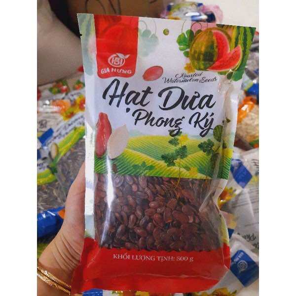 hạt dưa phong ký bịch 500gram .