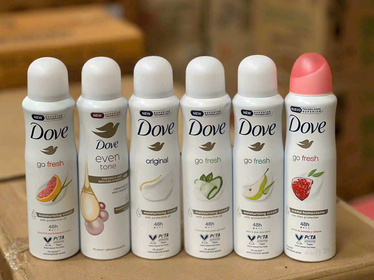 Xịt khử mùi Dove go fresh nữ 150ml