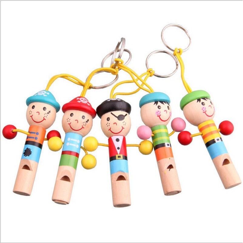 Còi gỗ hình chú hề đáng yêu cho bé