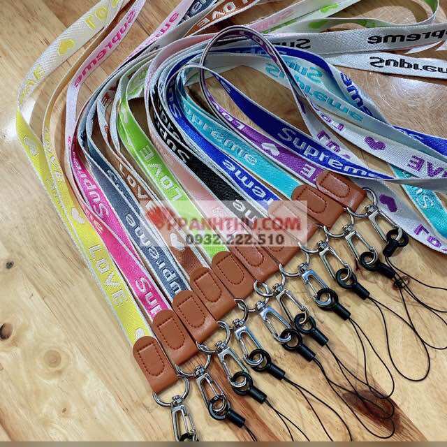 High-Quality Silk Name Card Strap