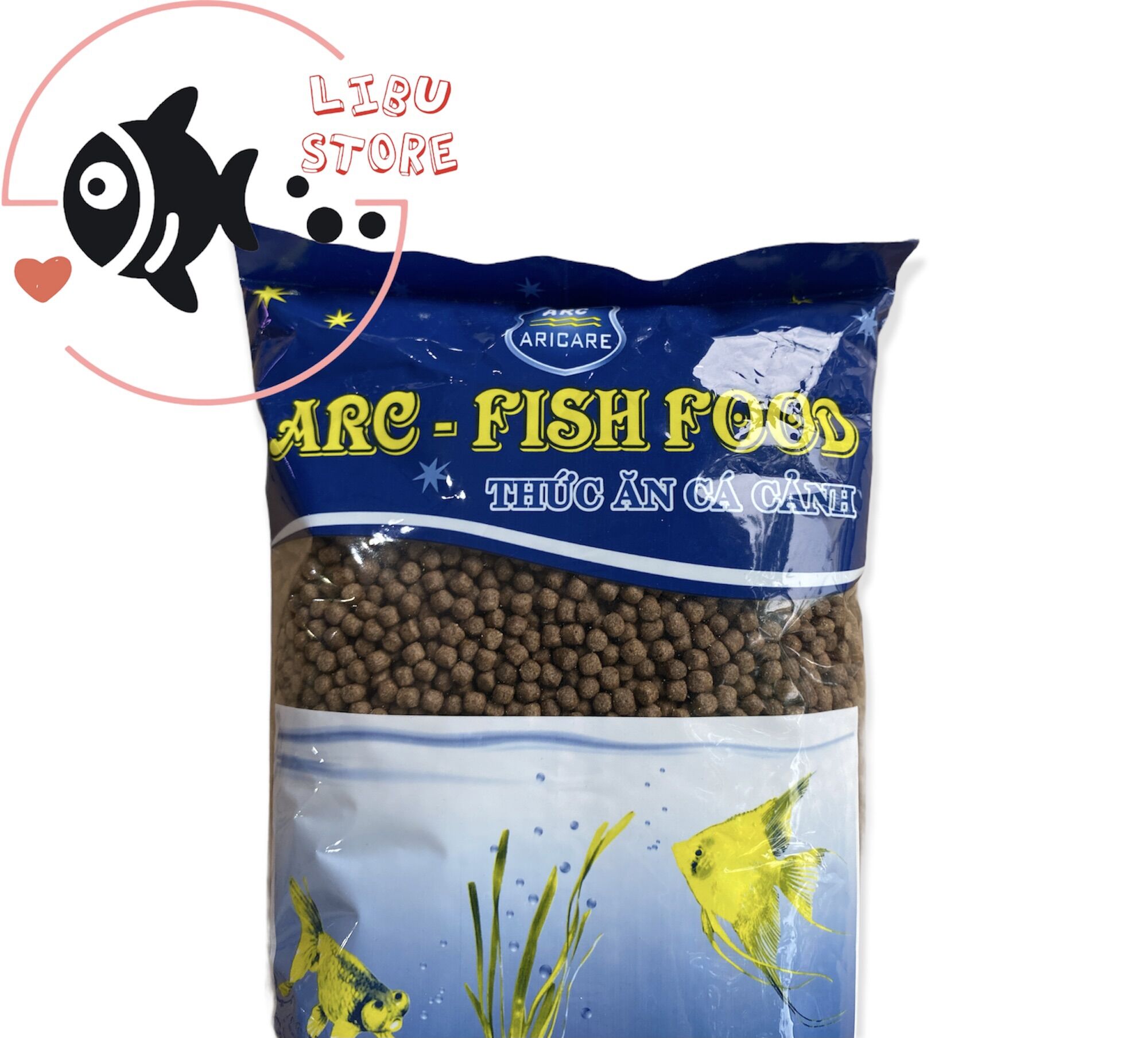Thức Ăn Cho Cá Cảnh ARICARE Hạt Size 5mm - 500g