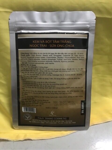 Tắm trắng OHIO ngọc trai 120g