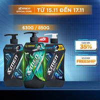 [MỚI] Tắm Gội 2in1 Xmen Amazon Hunt/Vegas Delight 630g/850g - Công nghệ mùi hương giúp tinh thần phấn chấn