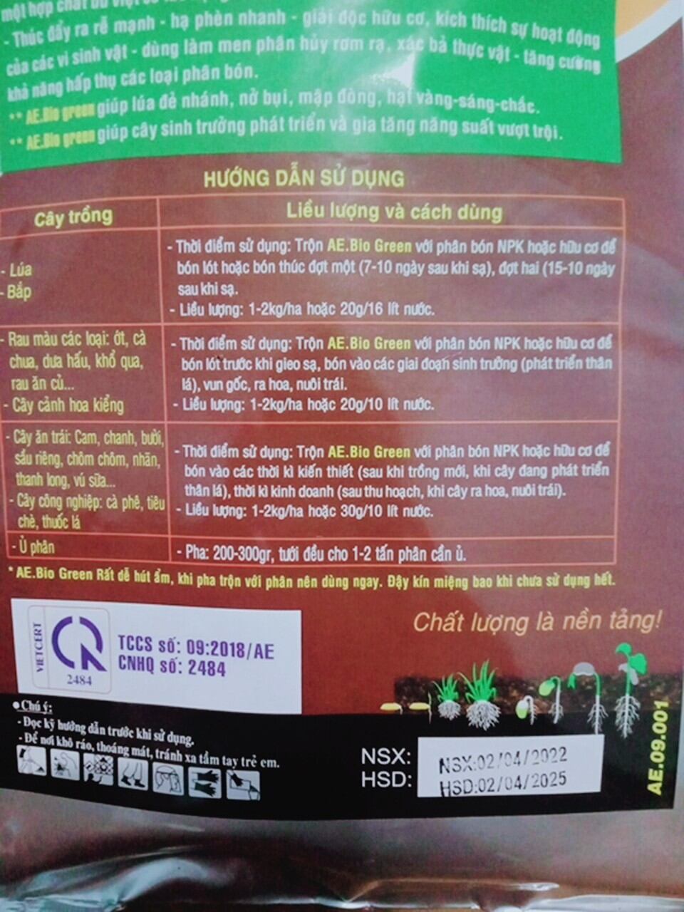 Phân bón hữu cơ khoáng SUPER MAX - SÂM ĐẤT. PHÂN HỦY RƠM RẠ. GÓI 1KG