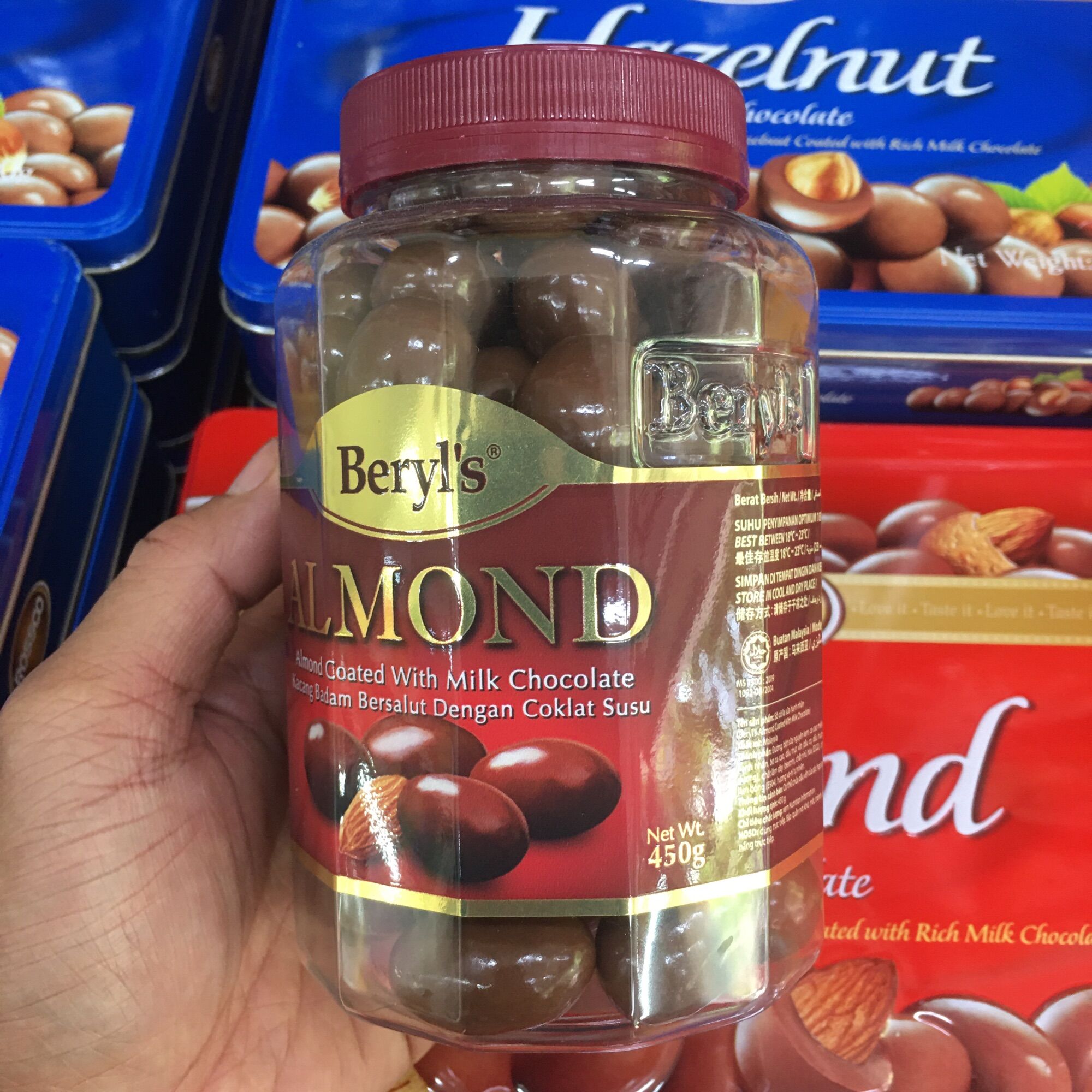 Sô cô la beryl’s almond dark 450g