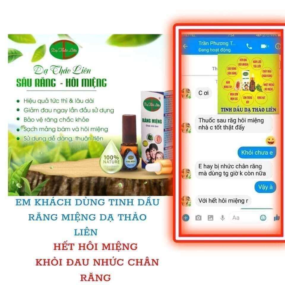 Tinh dầu răng miệng