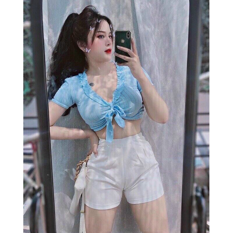 Áo kiểu cột bèo siêu sang