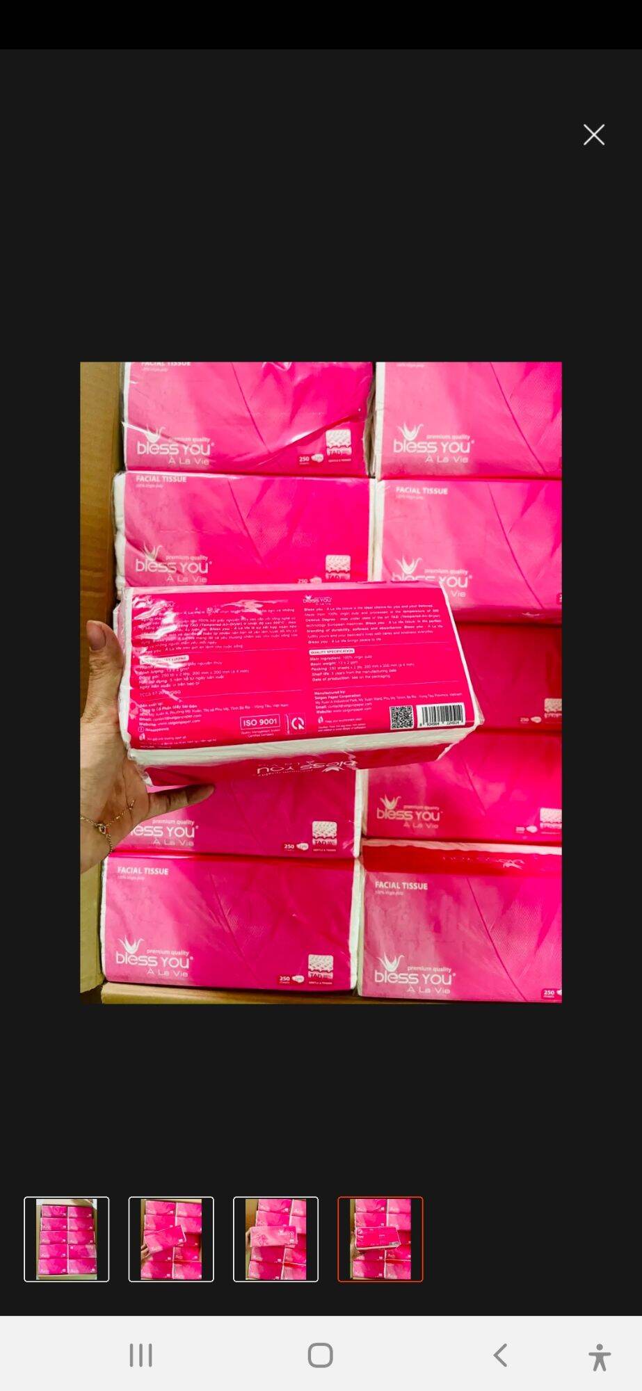 khăn giấy rút 250 tờ