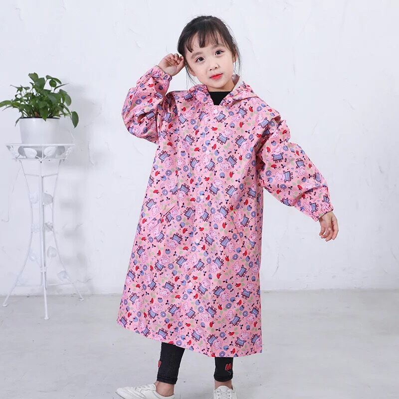 Áo mưa trẻ em bít vải dù không xẻ tà
