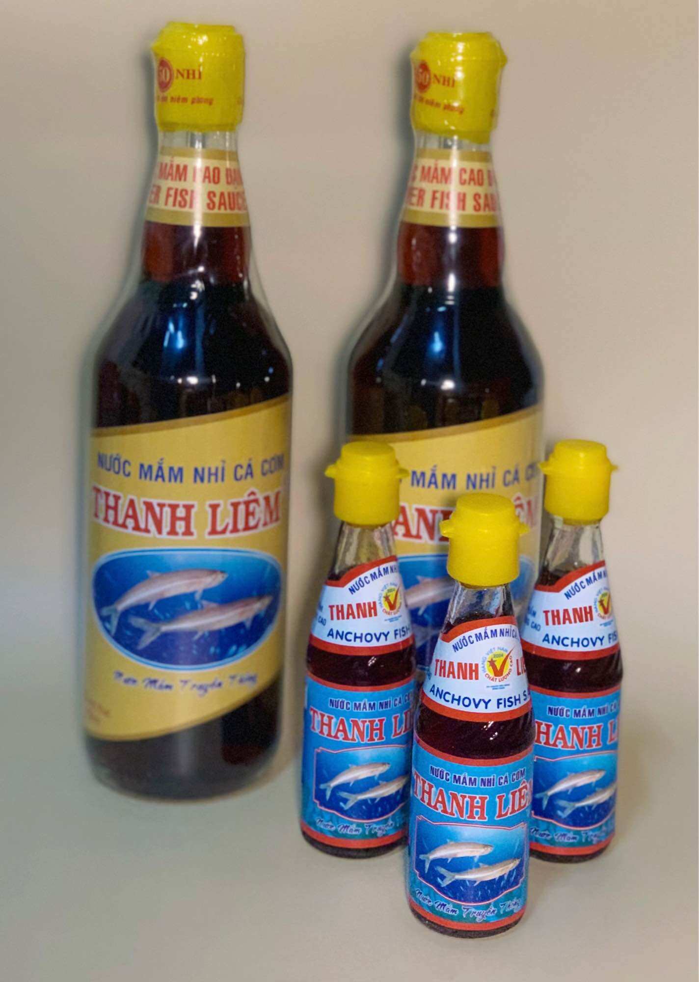 Combo 2 chai Nước mắm nhỉ cá cơm Thanh Liêm chai 450ml
