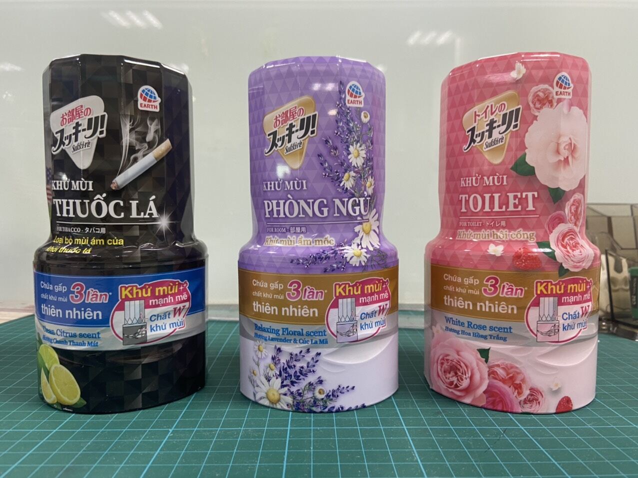 Khử mùi Sukkiri phòng ngủ, toilet 400ml