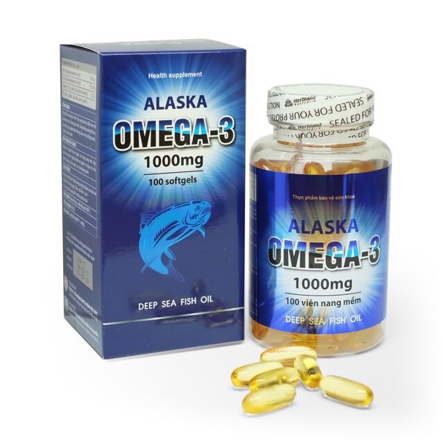 Dầu cá alaska omega-3 - 100 viên