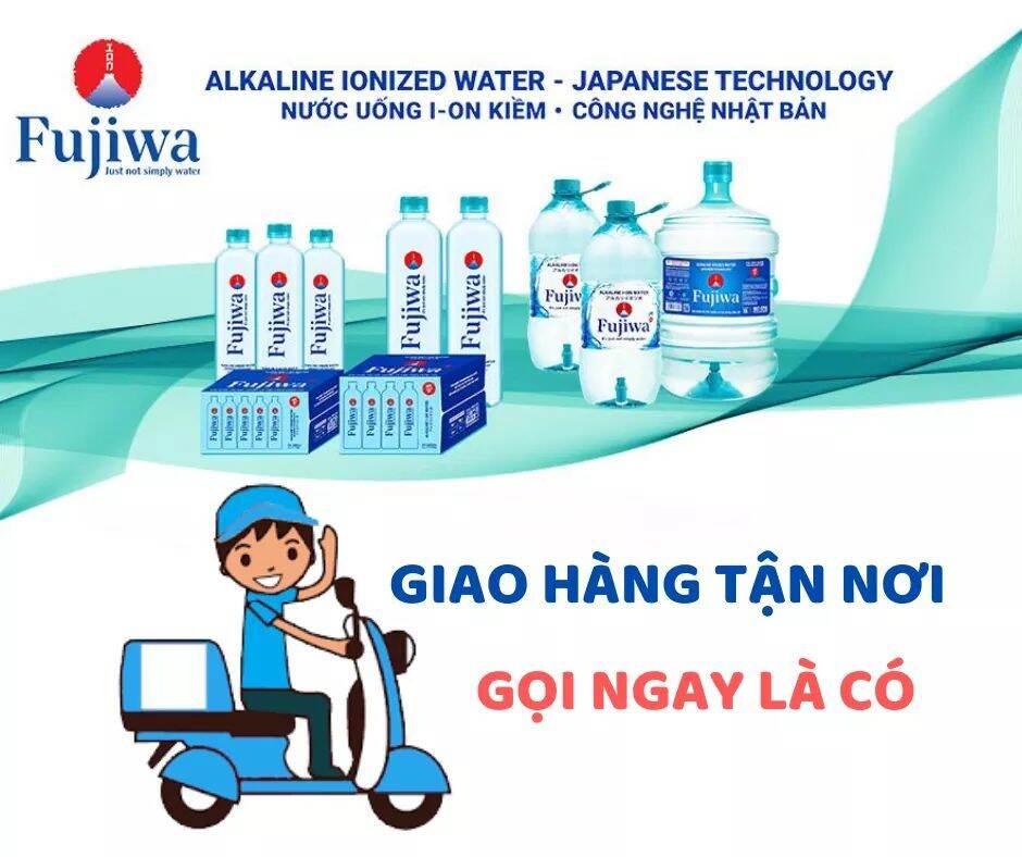 [HCM - Thùng 24 chai] Nước Uống Ion Kiềm 450ml Fujiwa
