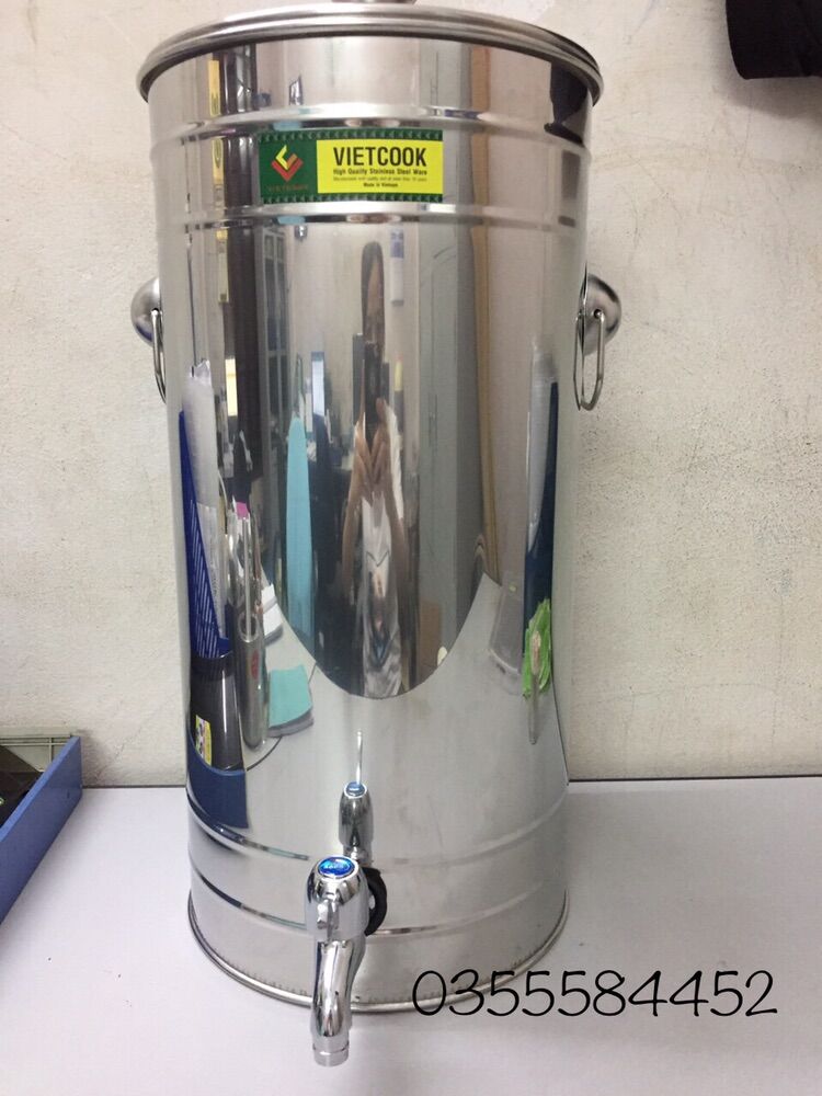 Bình Nước INOX 304 Có Vòi Việtcook (7, 10, 15, 20, 25L)