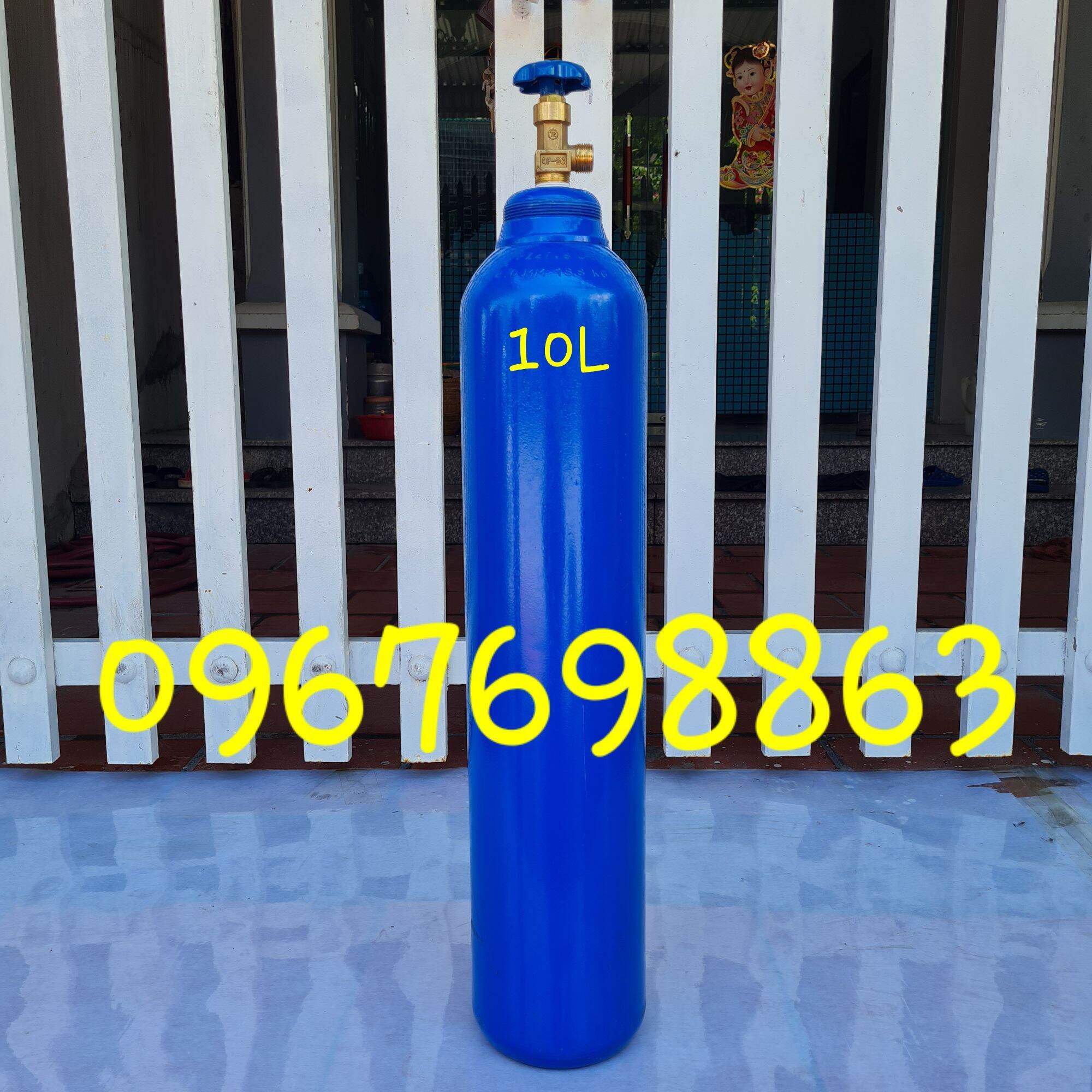Bình Khí Oxy 10Lít Đã Nạp Khí