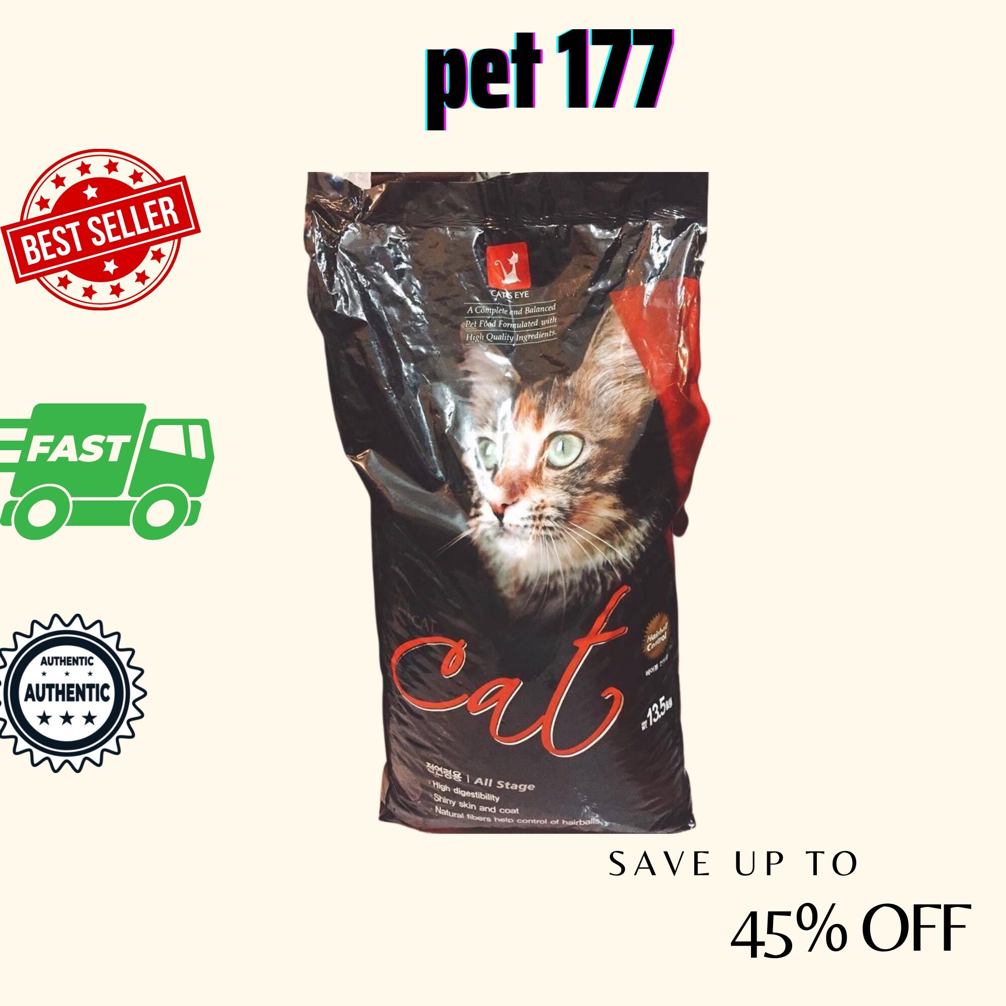 Cat eyes thức ăn khô cho mèo bao công ty 13.5kg