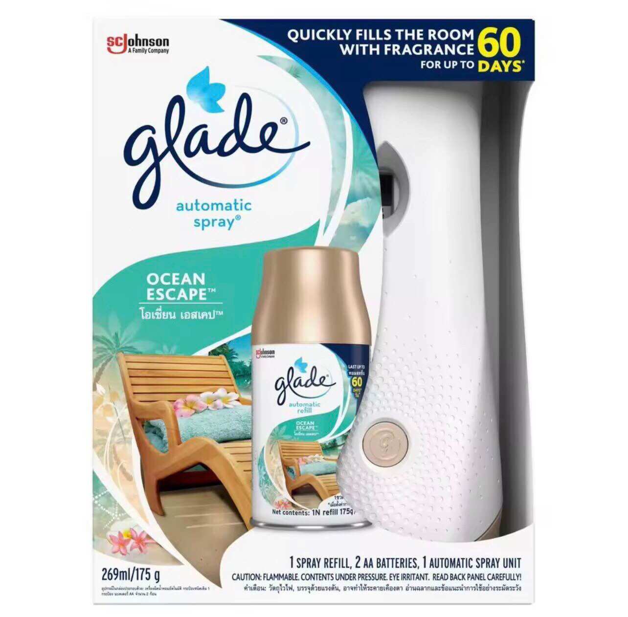 Máy xịt thơm phòng tự động Glade+ lõi