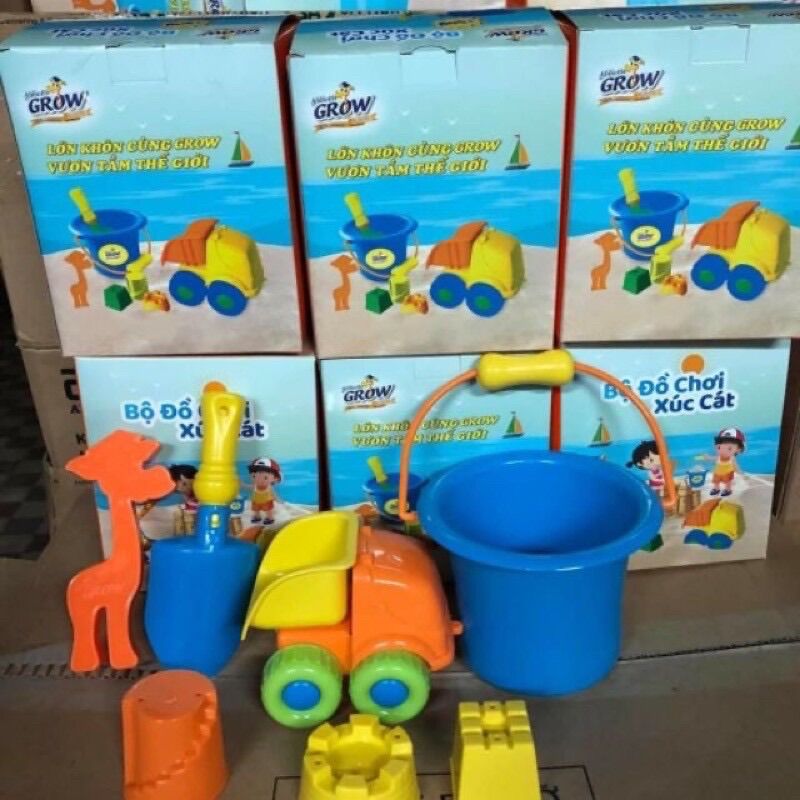 ——-Bộ đồ chơi xúc cát cho bé- hkm grow