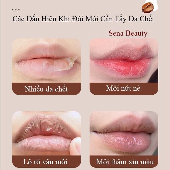 Tẩy da chết môi Heyxi Cafe 15G Chou Chou