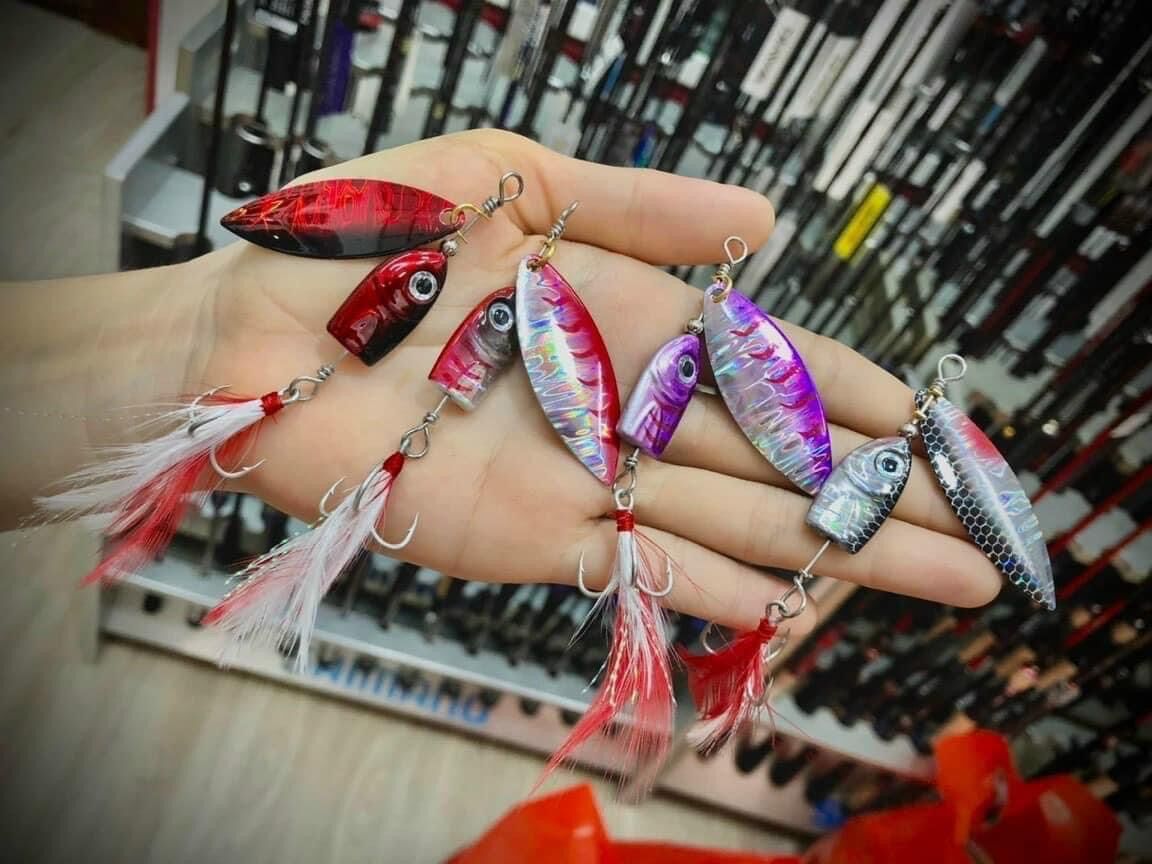 Mồi spinner toman 14gr chuyên lure lóc