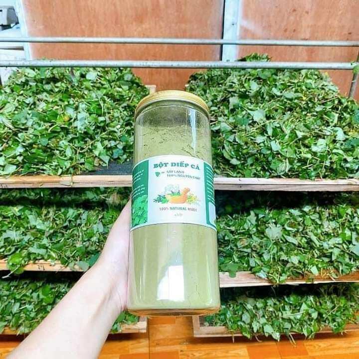 Hộp 500g bột diếp cá sấy lạnh nguyên chất