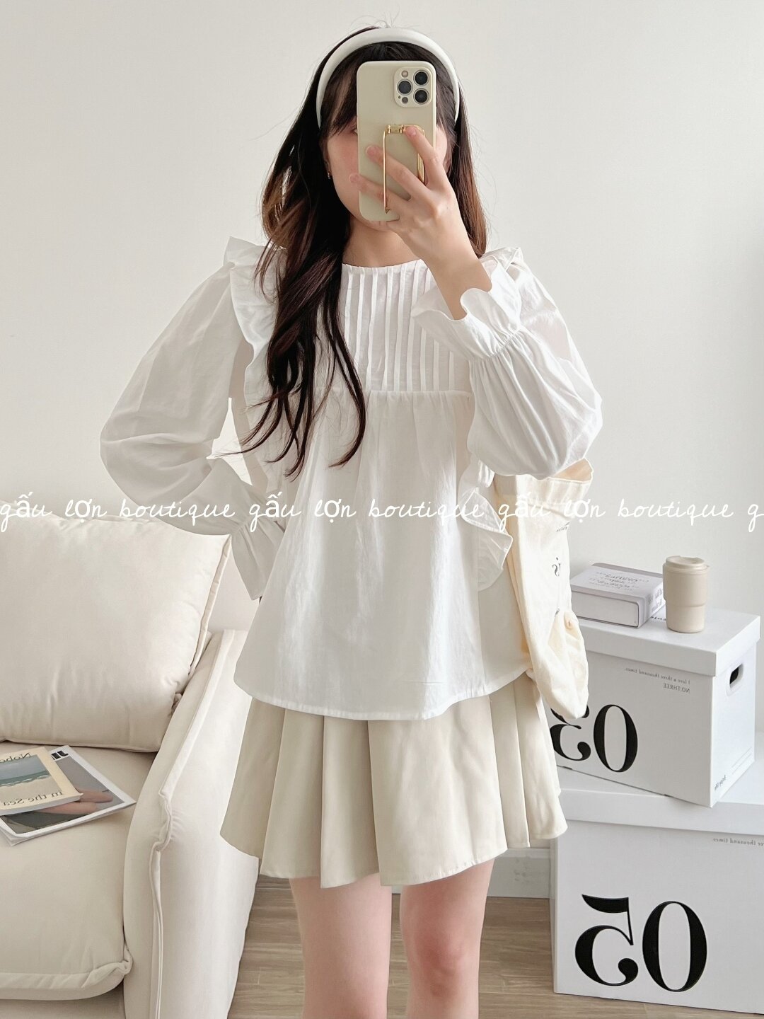 áo babydoll bèo cánh tiên tiểu thư