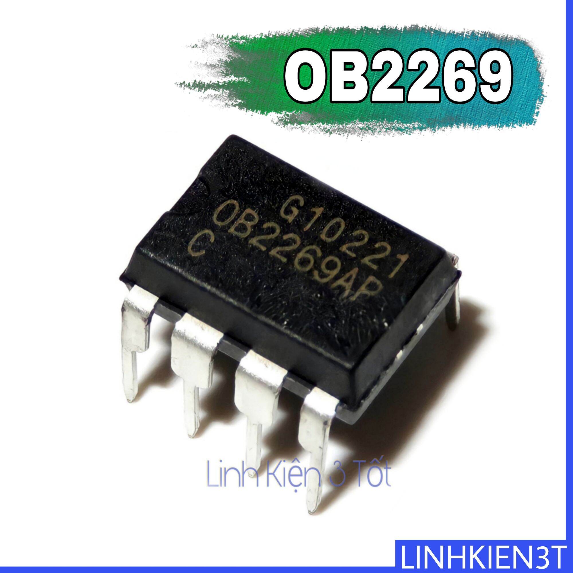 Ic nguồn xung ob2269ap ob2269 dip-8 chính hãng