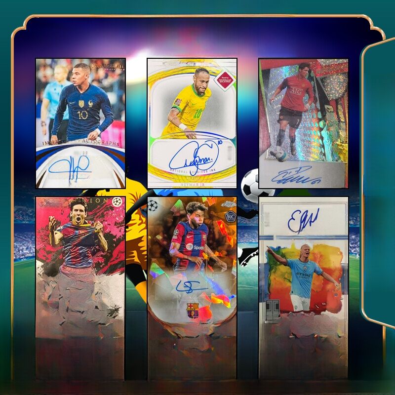 Thẻ Bóng Đá Topps Panini Có Chữ Ký Của Messi Cristiano Ronaldo Và Neymar Thùng Quà Tặng Mù Hộp Quà Tặng Quà Tặng Cho Người Hâm Mộ