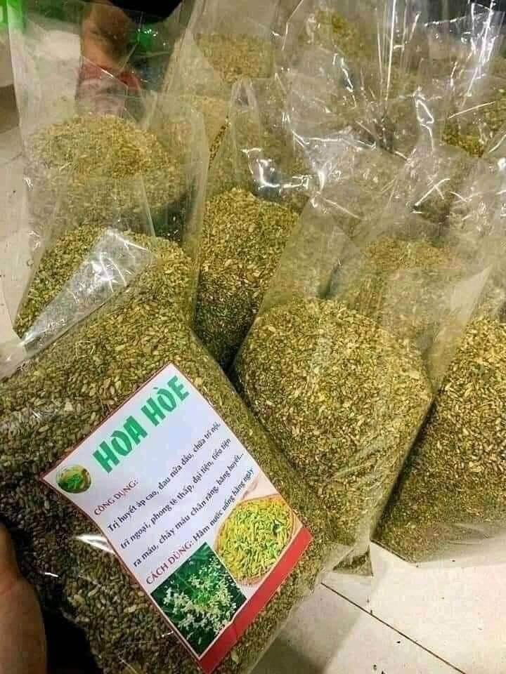 1kg nụ hoa hòe vụ mới xanh đẹp thơm ngon mát
