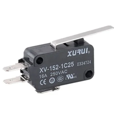 XURUI XV-152-1C25 Tay Cầm Trung Lập Đèn Nút Cảm Ứng Công Tắc Bảo Vệ Ngắn Mạch Trang Trí Nhà Phần Cứng