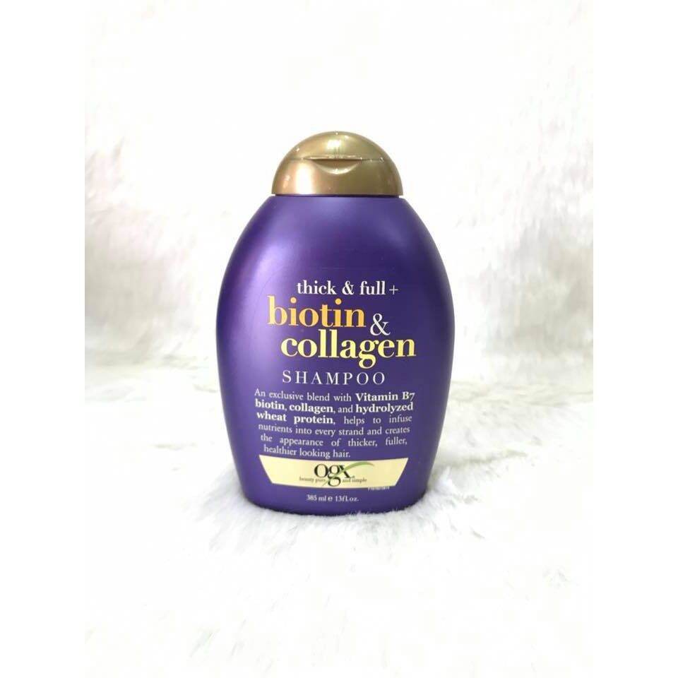 [HCM]Dầu gội Biotin & Collagen tím 385ml