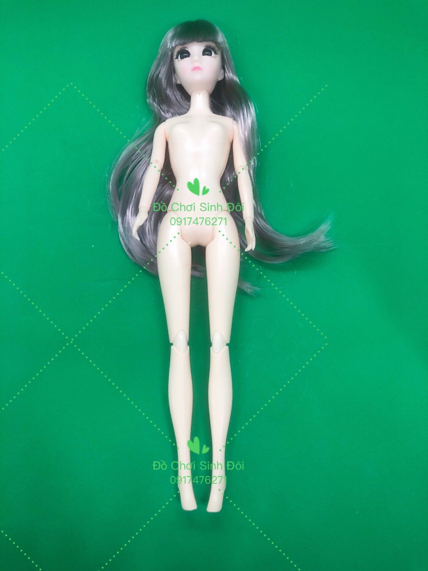 Búp bê bjd - thân 11 khớp mắt 3D