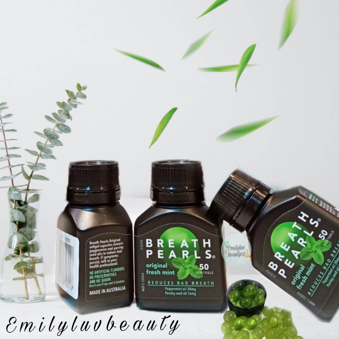 Viên uống thơm miệng Breath Pearls 50 viên