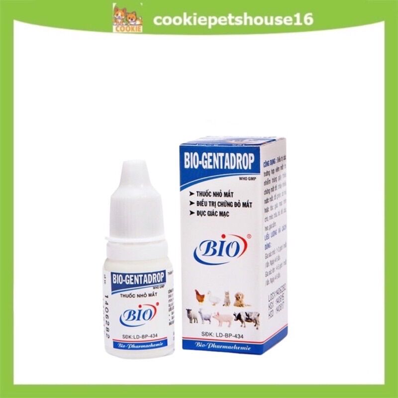Thuốc nhỏ mắt chó mèo Bio