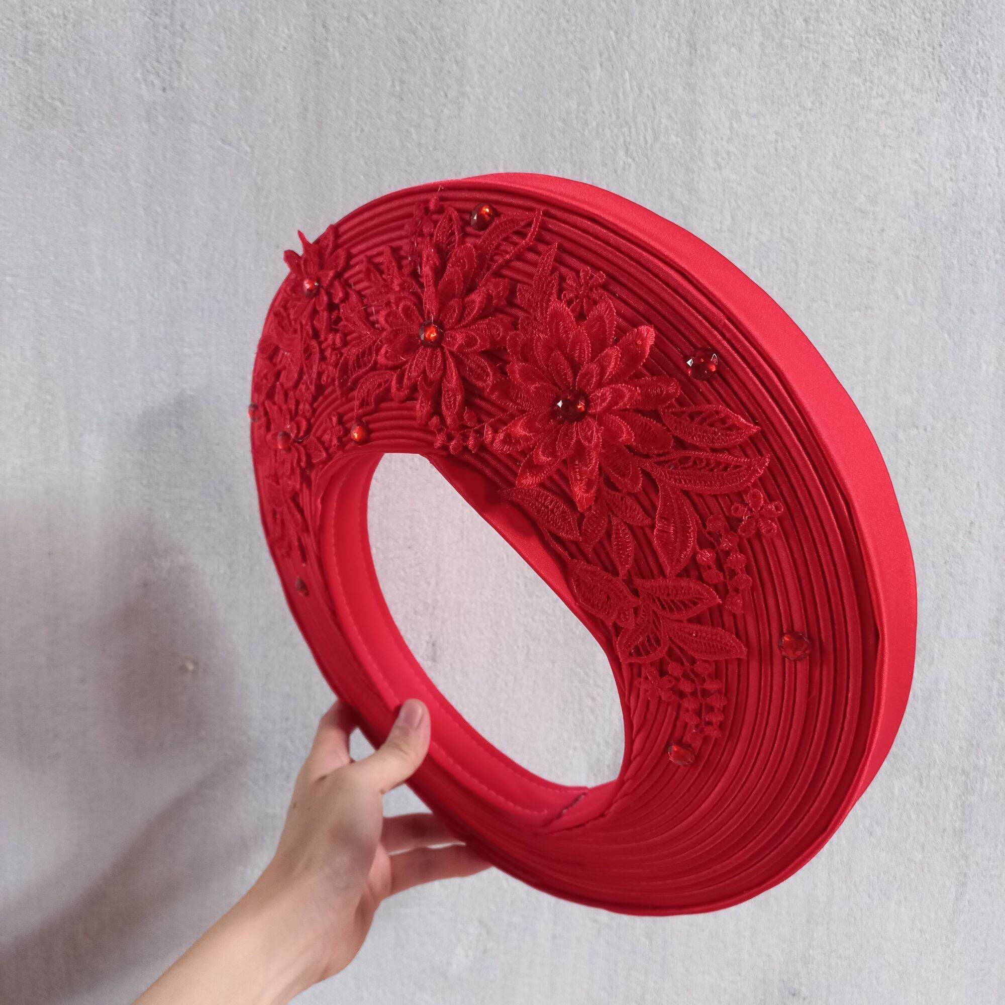 khăn xếp cô dâu 25 tầng, khăn đống cô dâu