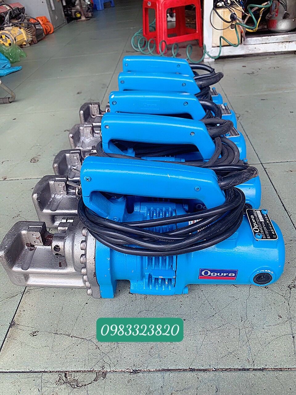 Máy cắt sắt thuỷ lực 20mm ogura