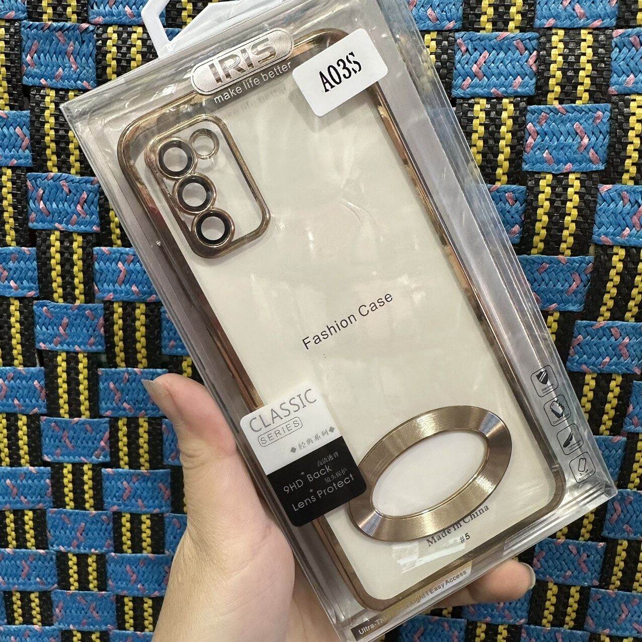 Case ốp lưng Samsung A02S / A03S dẻo trong viền màu bóng đẹp bảo vệ camera